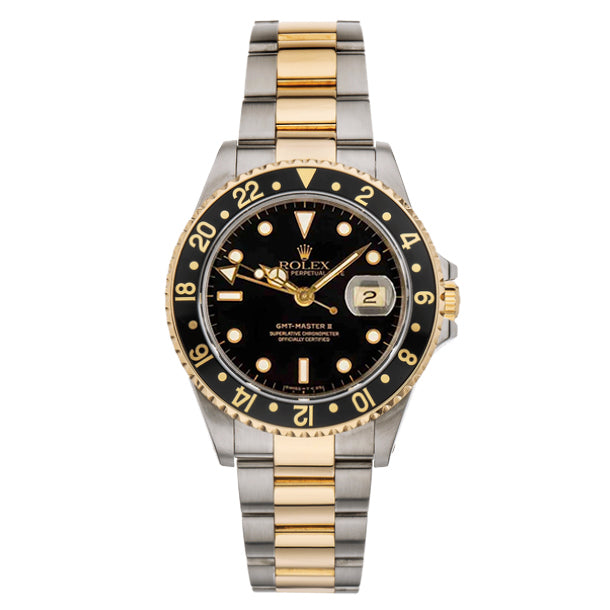 Pre-Owned Rolex GMT Master II - Two-Tone Black