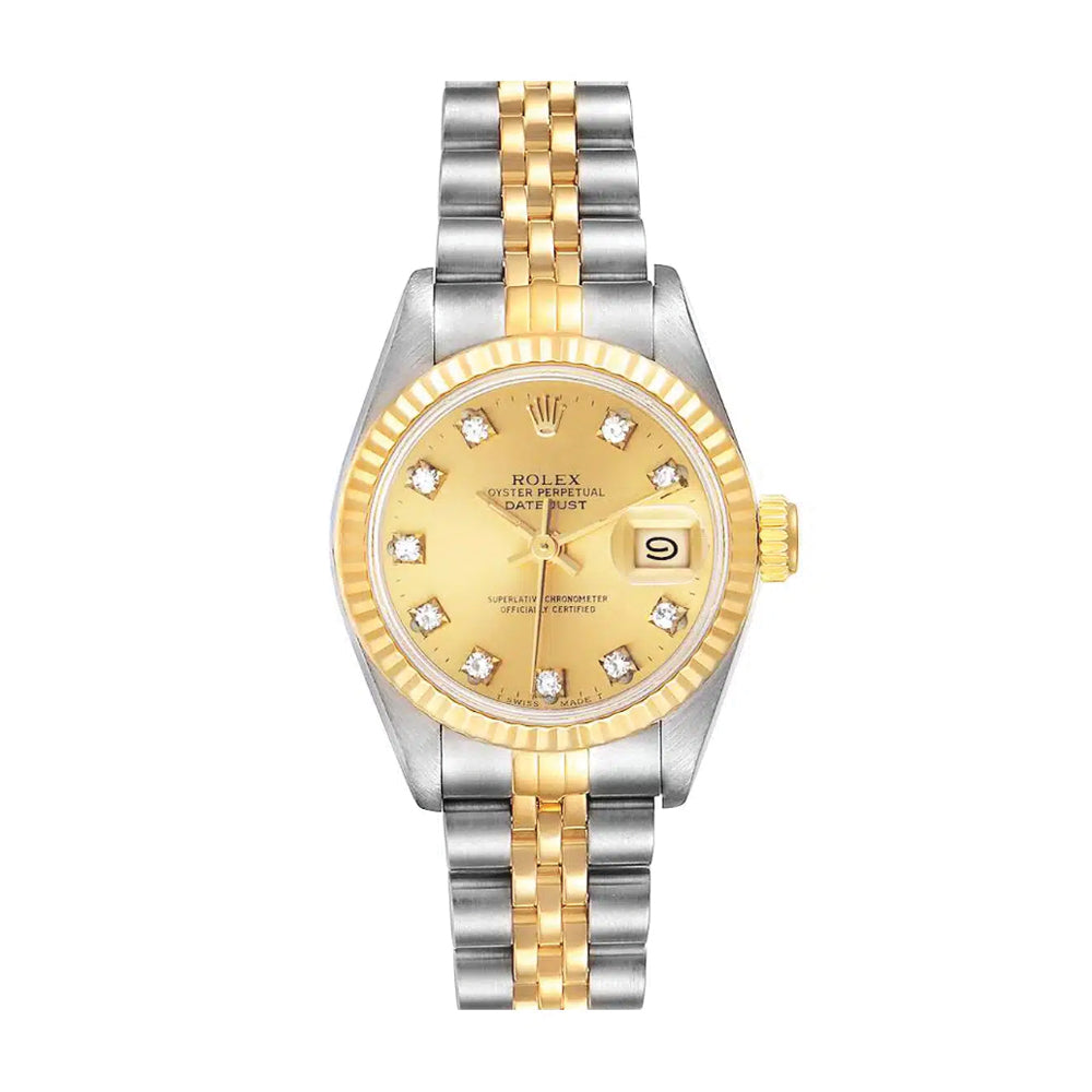 Pre-Owned Rolex Datejust With Fluted Bezel