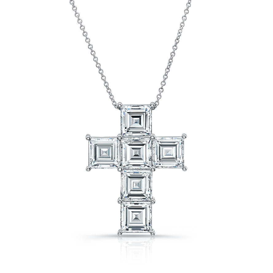 Diamond Cross Pendant Necklace