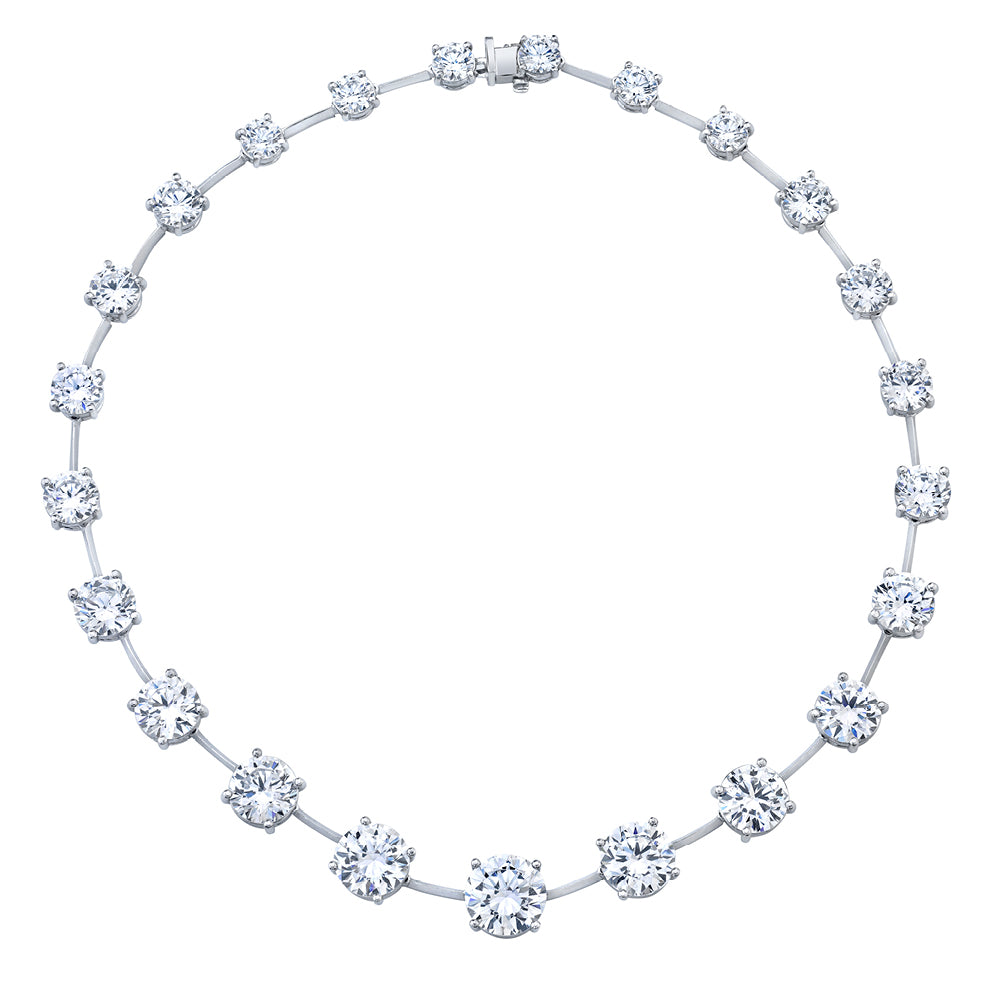 Suspended Diamond Necklace