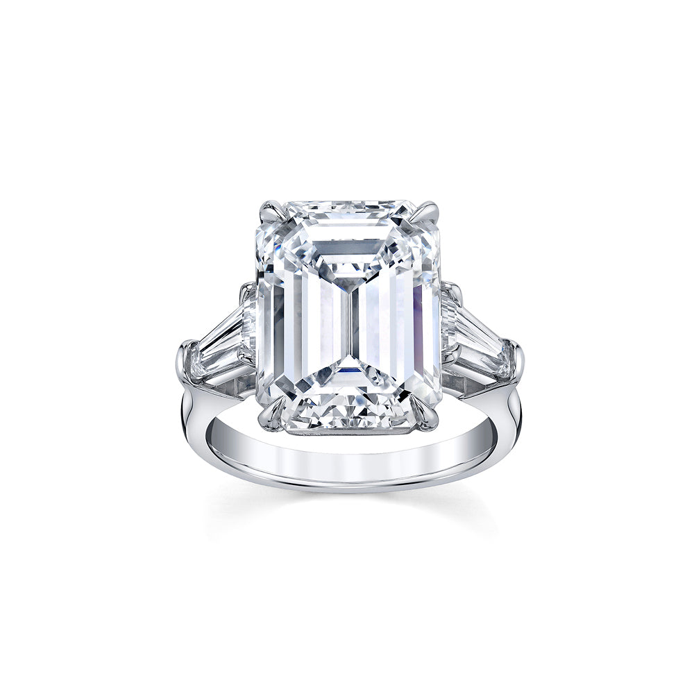 Emerald-Cut Diamond Ring