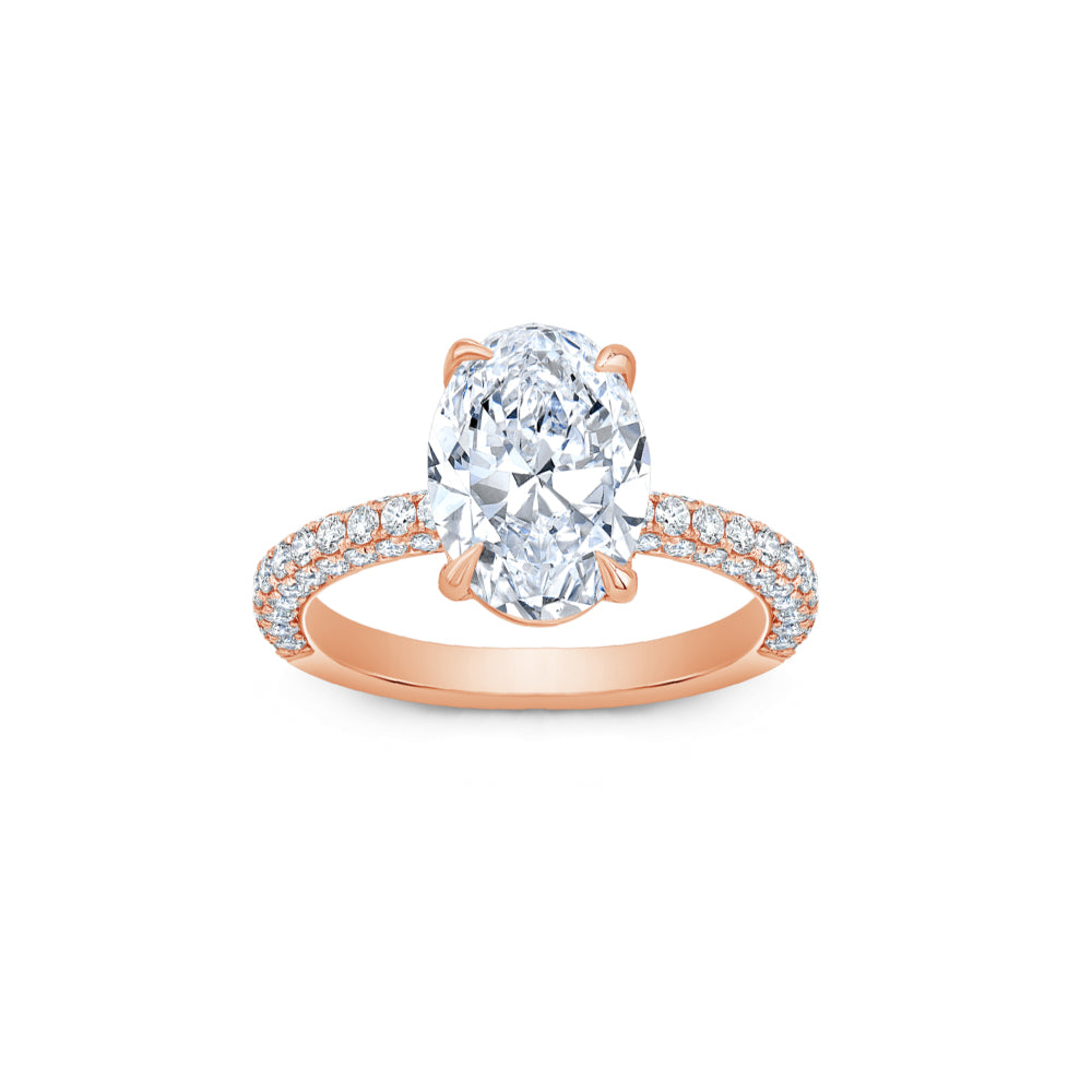 Oval Diamond Engagement Ring