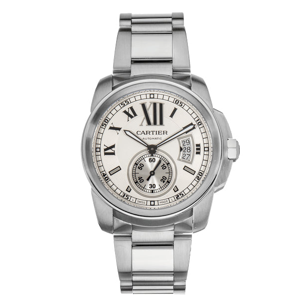 Pre-Owned Calibre De Cartier Stainless Steel Automatic