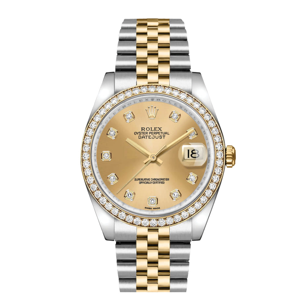 Pre-Owned Rolex Datejust 36 Stainless Steel & Yellow Gold Watch