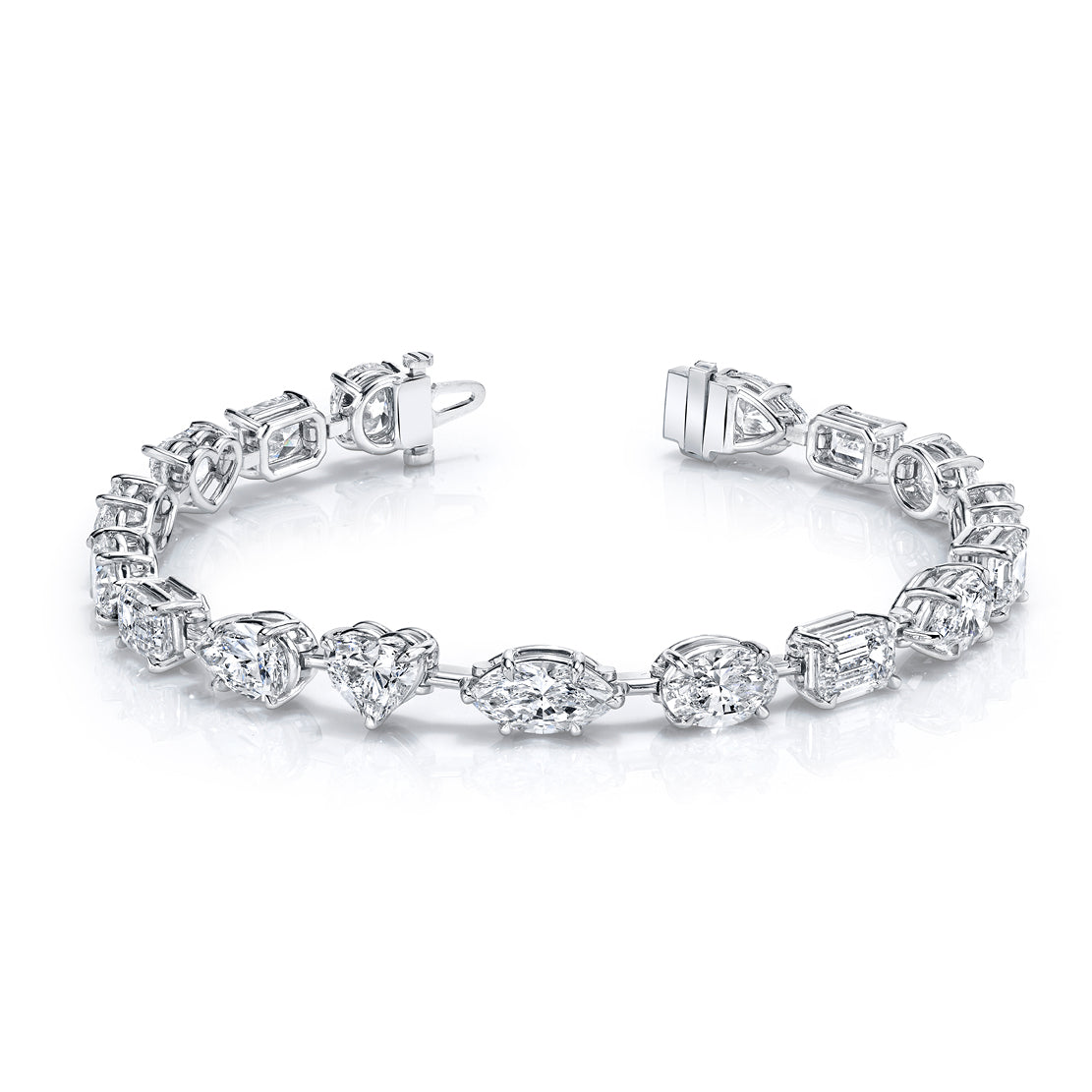 Multi-Shape Diamond Bracelet