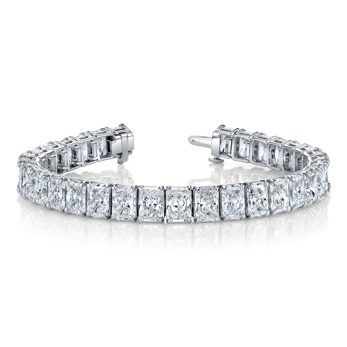 Radiant-Cut Diamond Bracelet