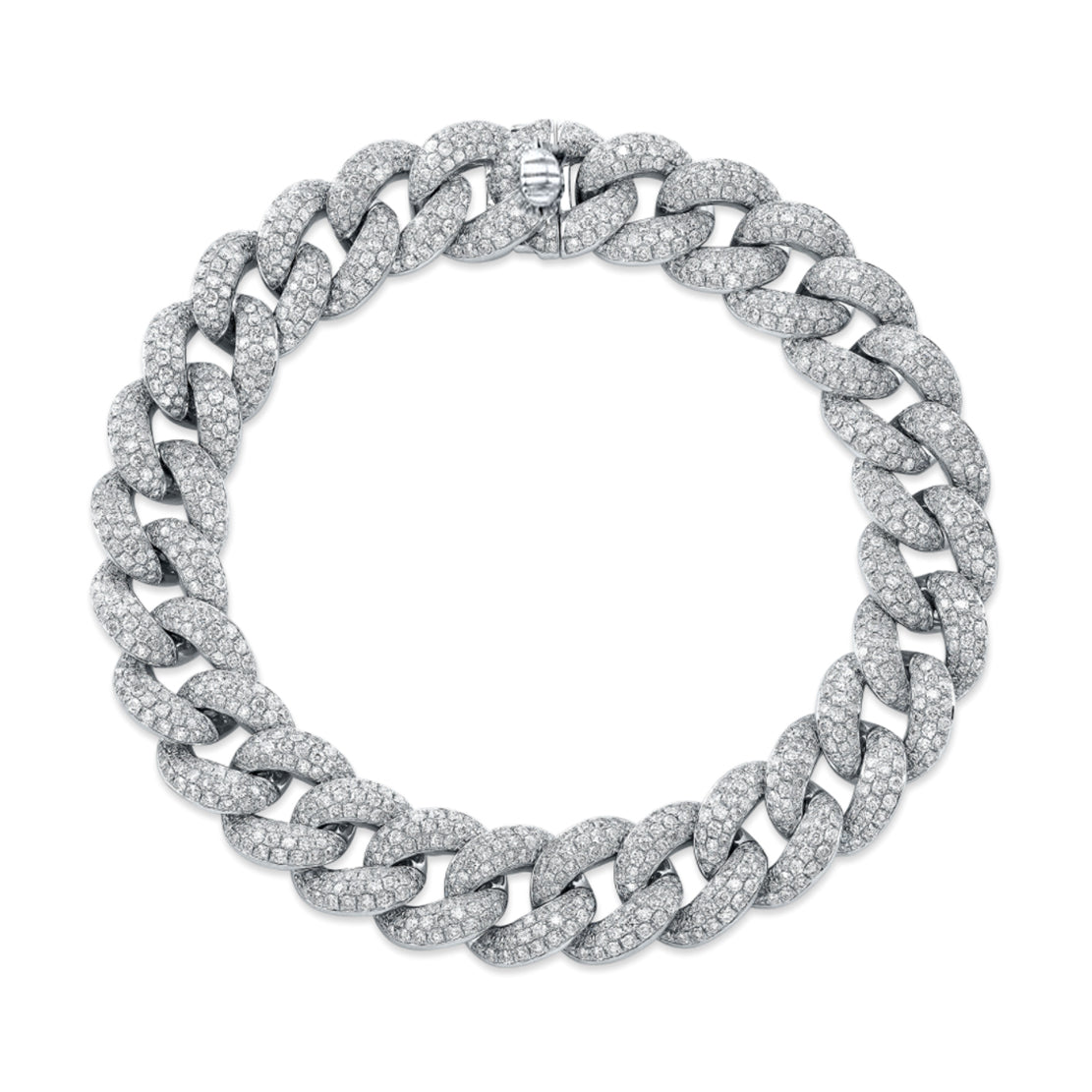 Pavé Diamond Chain Link Bracelet