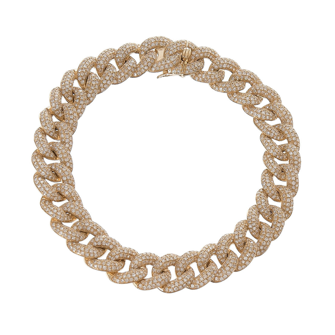 Pavé Diamond Chain Link Bracelet