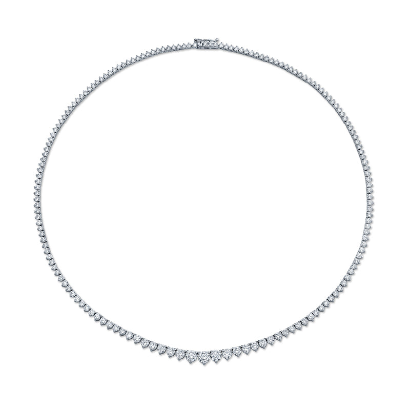 Graduated Riviera Diamond Necklace