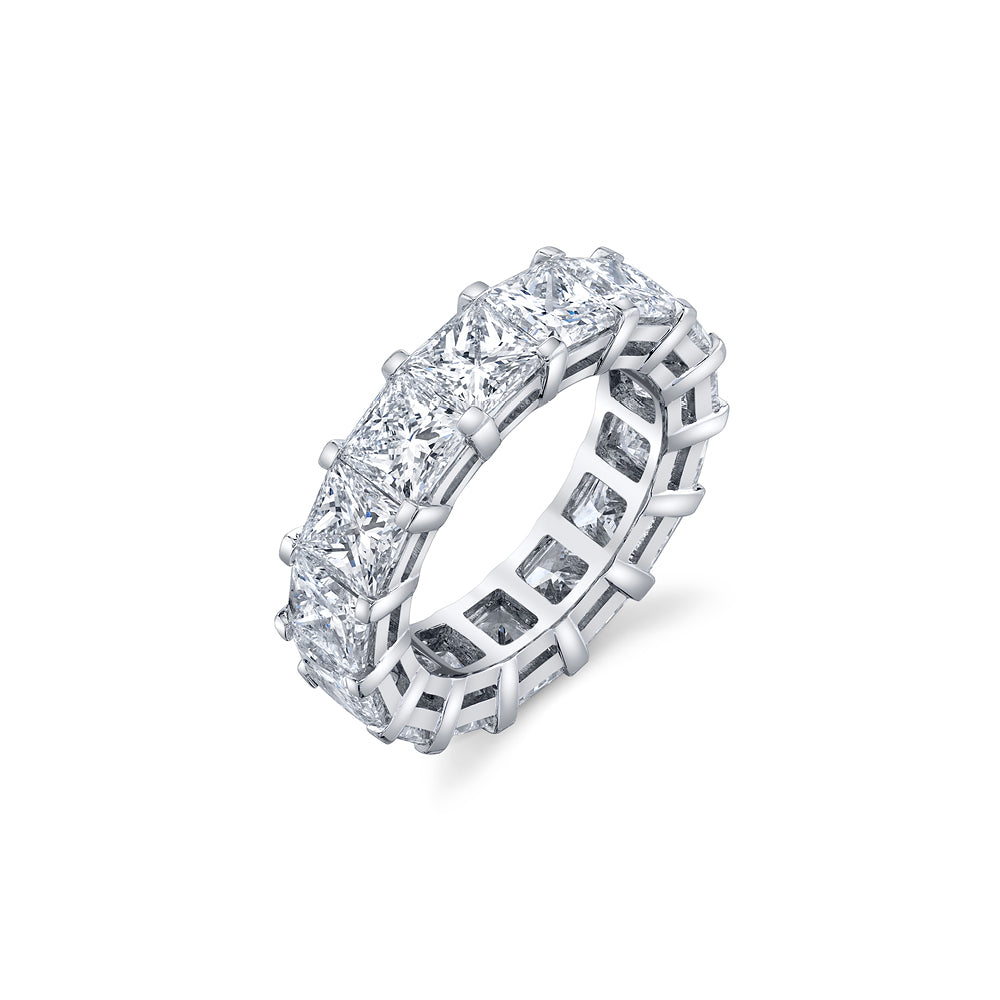 Princess-Cut Diamond Band