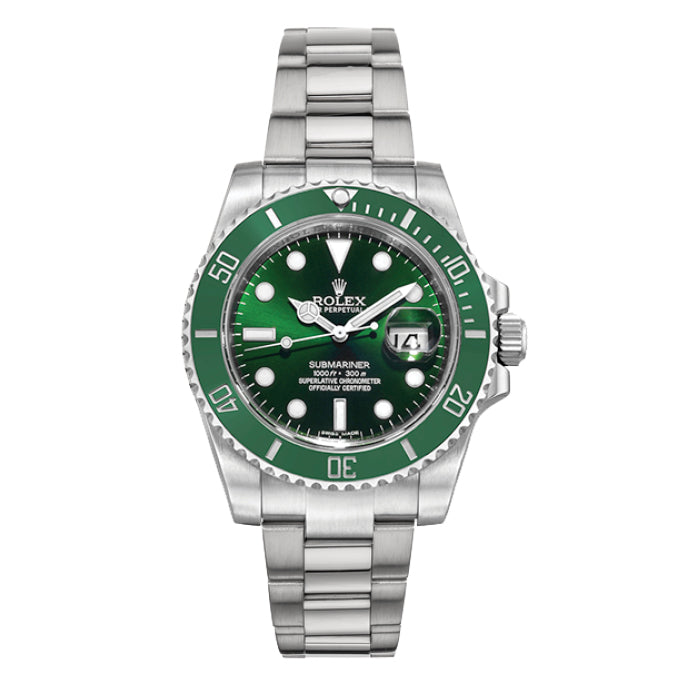 Pre-Owned Rolex Submariner - Green & Stainless