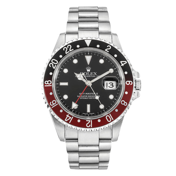 Pre-Owned Rolex GMT Master II - Black & Red