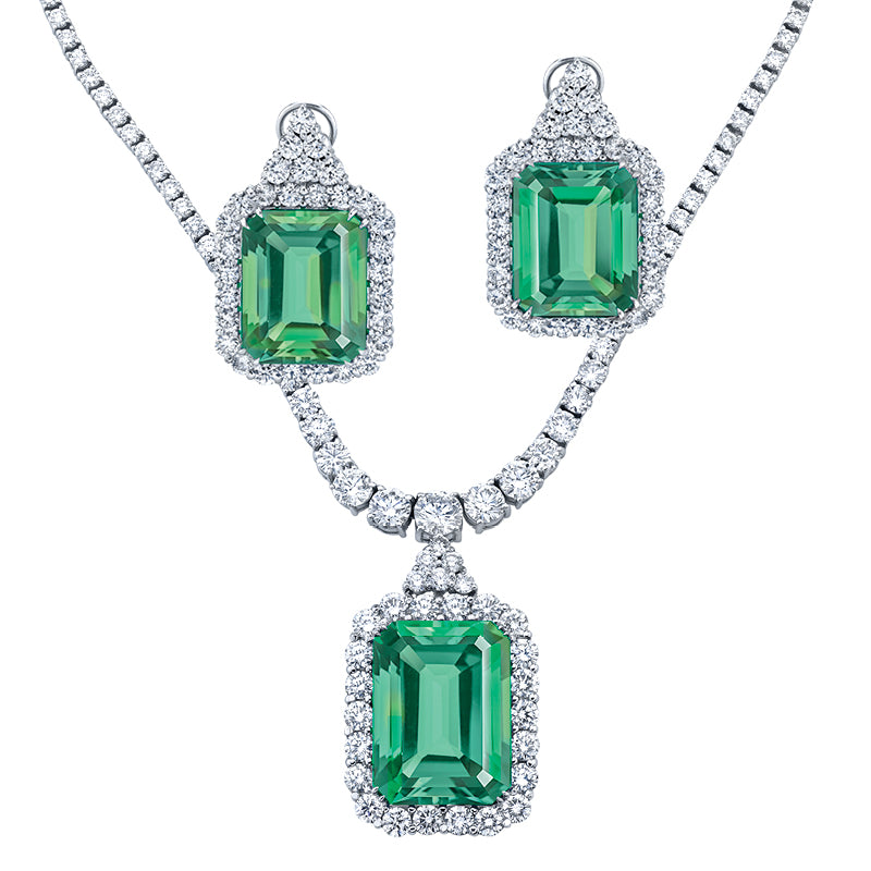 Rare Colombian Emerald Set