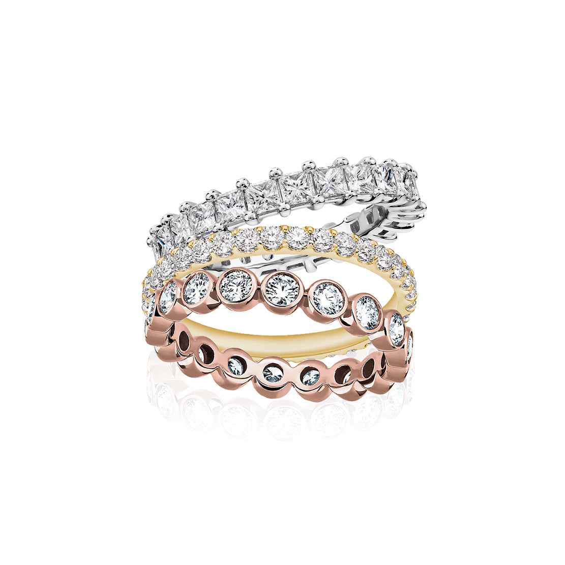 Stackable Diamond Rings