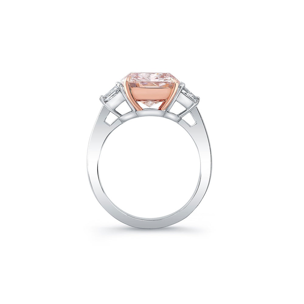 Rare Pink Diamond Engagement Ring